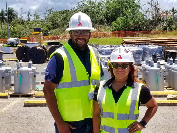 Vogtle 3 and 4 employees Juan Jimenez-Cueto and Krystel Navas Marquez