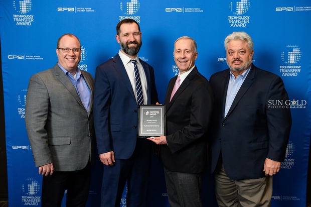 From left: Mike Thow (EPRI), Eugene Pisarskiy (Southern Nuclear), Bradley Yeates (Southern Nuclear) and Matt Gibson (EPRI).